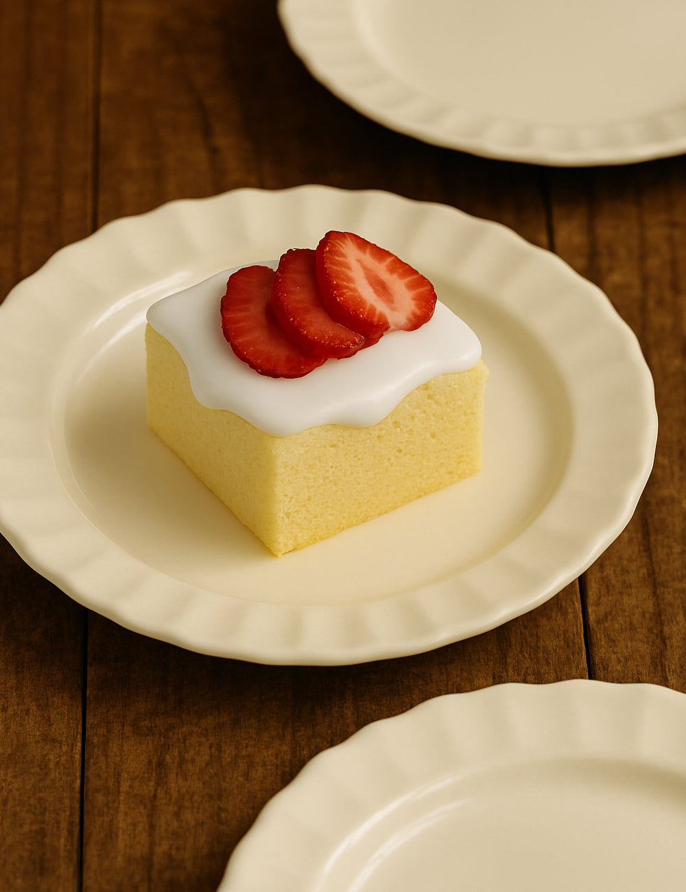 Cake Lover Creamy Scallop Plate